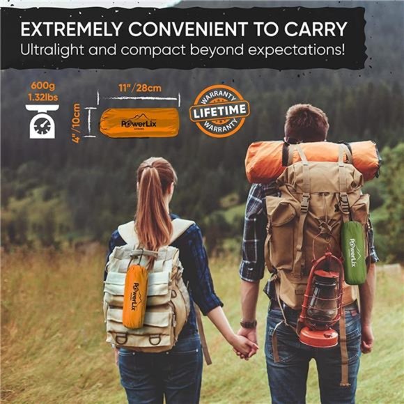 Sleeping Pad – Ultralight Inflatable Sleeping Mat, Ultimate for Camping,Backpack - Picture 3 of 6